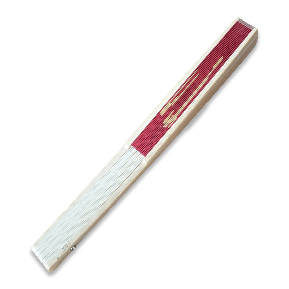 Large LA LOM Foldable Fan - Red