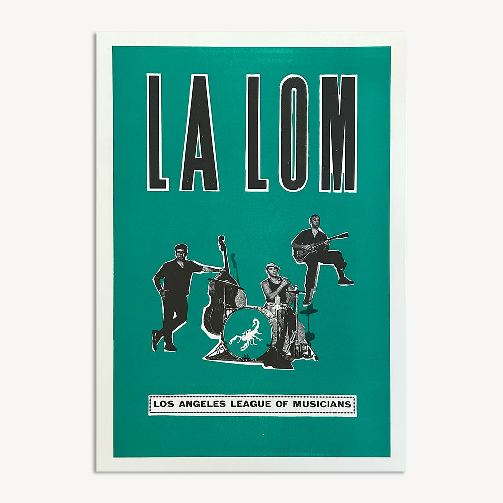 Poster - Los Angeles League of Musicians, Green