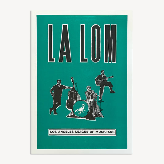 Poster - Los Angeles League of Musicians, Green