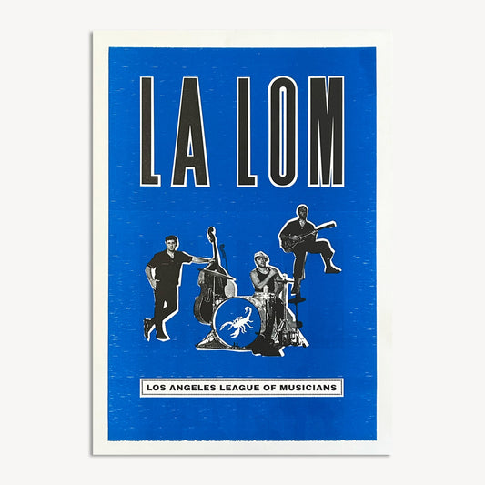 Poster - Los Angeles League of Musicians, Blue