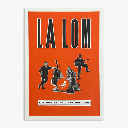 Poster - Los Angeles League of Musicians, Red