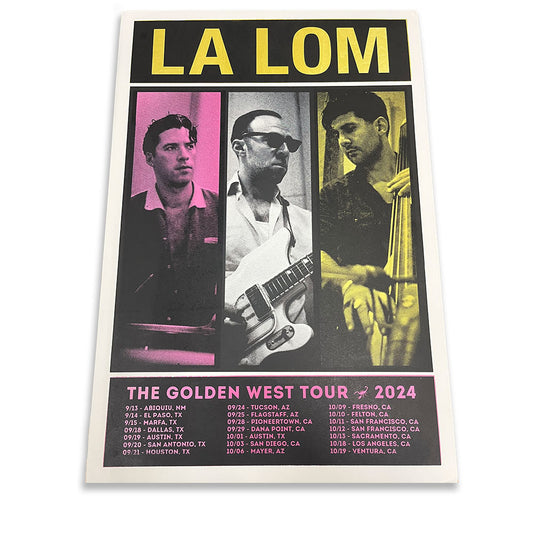 Poster - LA LOM - The Golden West Tour 2024